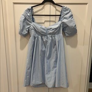 Amanda Uprichard Light Blue Mini Dress